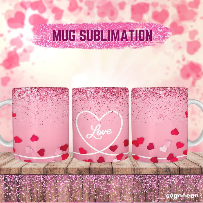 Valentines Mug Sublimation Bundle - svgocean