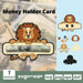 Lion Money Holder Card SVG - Svg Ocean