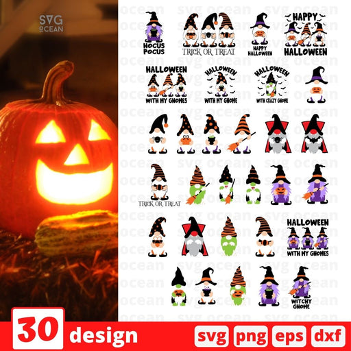 Halloween Gnomes SVG Bundle