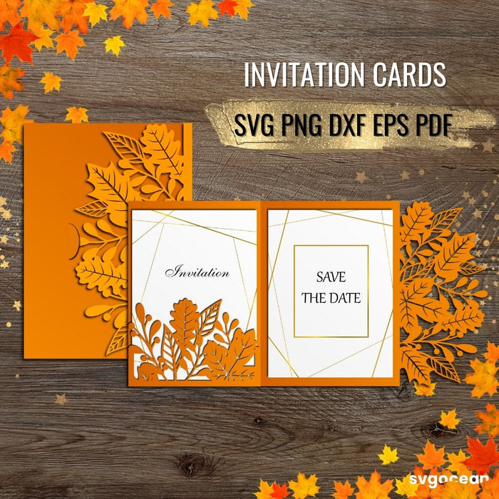 Fall Invitation SVG - Svg Ocean