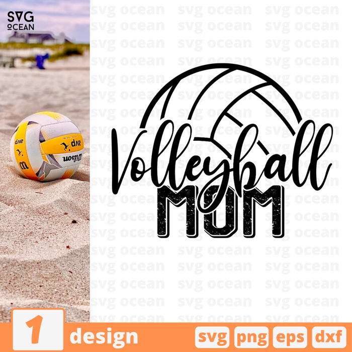 Volleyball mom SVG vector bundle - Svg Ocean