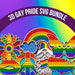 3D Gay Pride SVG Bundle - Svg Ocean