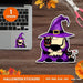 Free Halloween Mystical Gnome Sticker - Svg Ocean