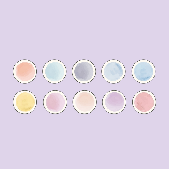 Pastel colors Instagram Highlight Covers - Svg Ocean Instagram Highlight Covers - Svg Ocean