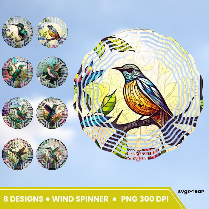 Bird Wind Spinner