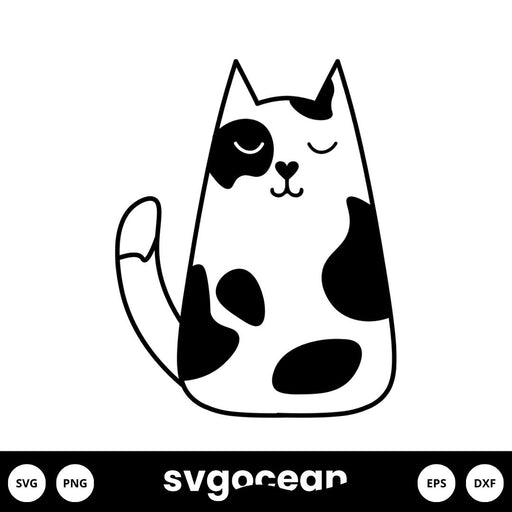 Cute Cat Svg - Svg Ocean