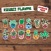 Kawaii Plants Stickers - Svg Ocean