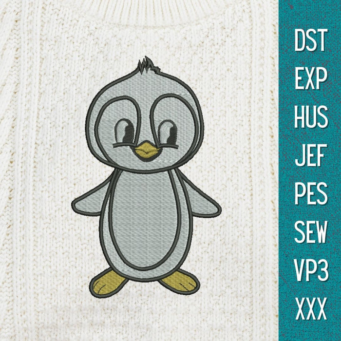 Penguin Embroidery Designs - Svg Ocean