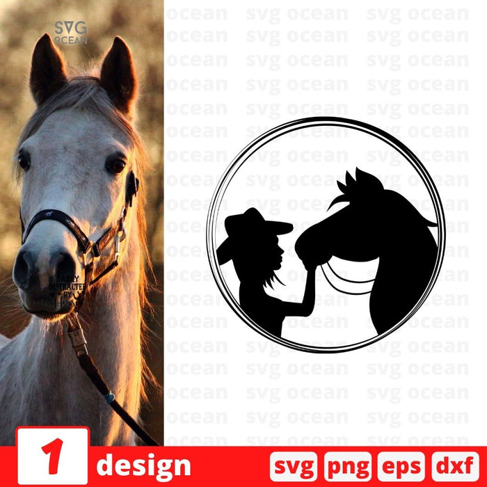 Horse monogram 4