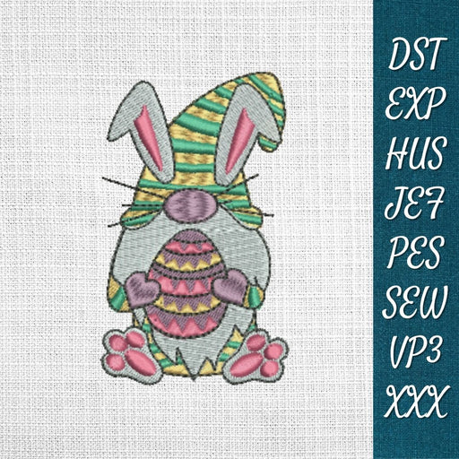 Easter Gnome 3 Embroidery Designs - Svg Ocean