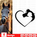 Horse monogram 1