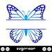 Butterfly Monogram Svg - Svg Ocean
