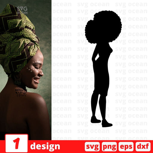Afro Woman Monogram 5