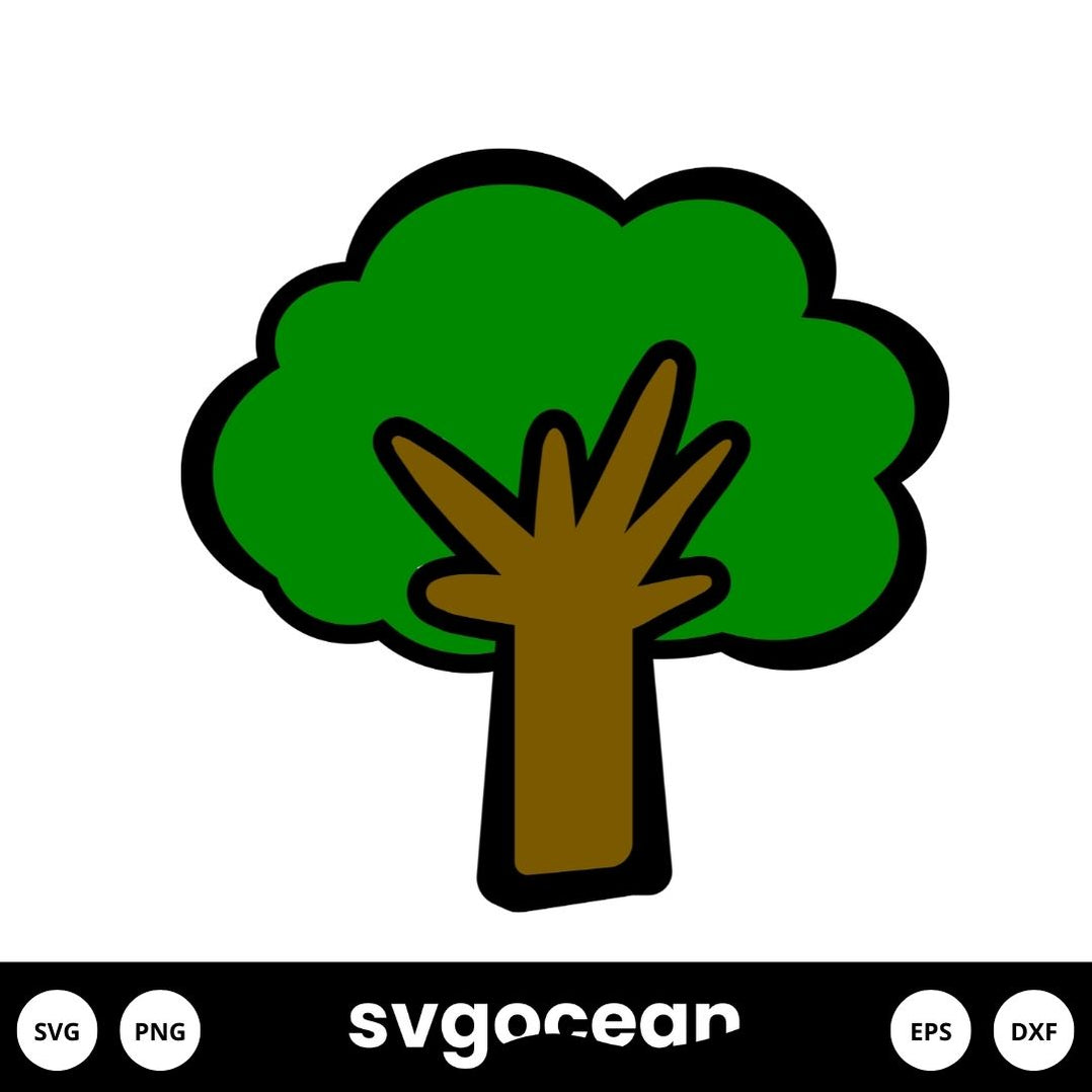 Tree Svg vector for instant download - Svg Ocean — svgocean