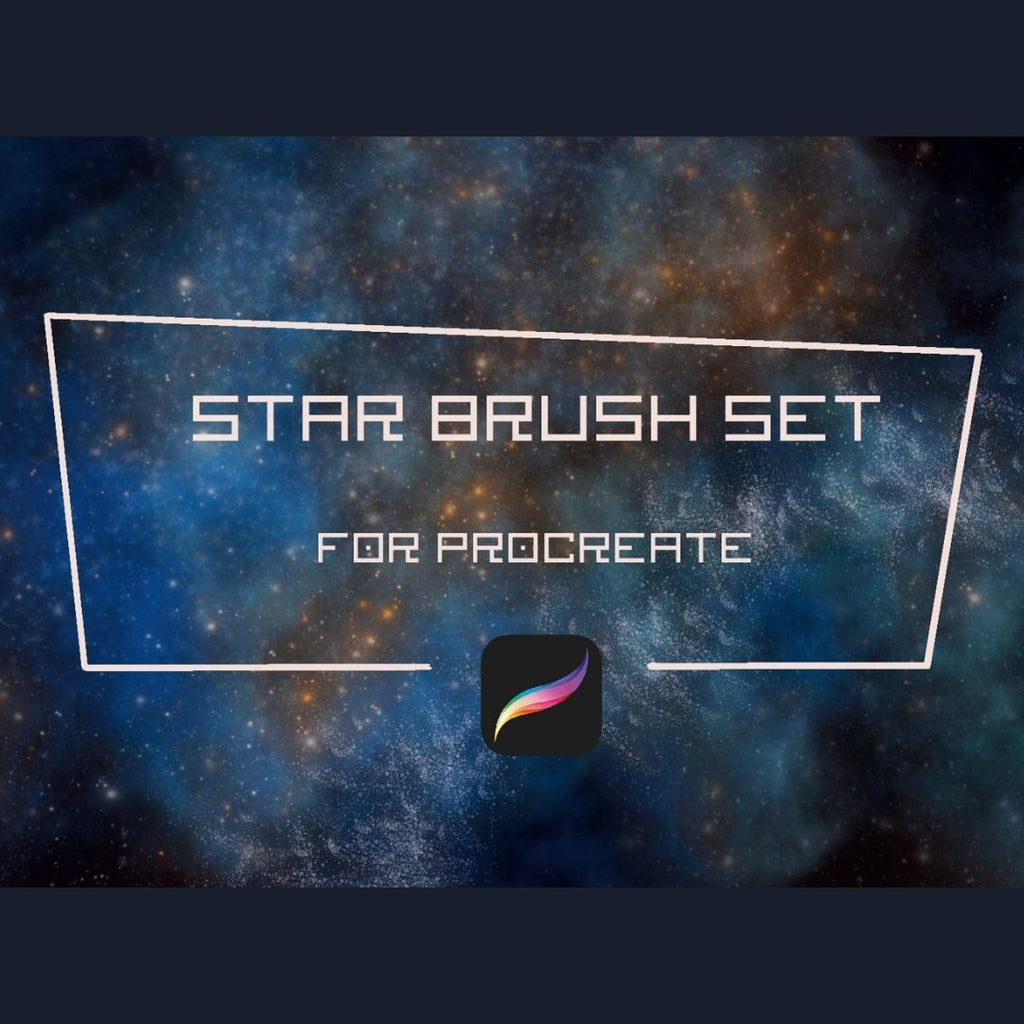 Star Procreate Brush Stamps 47 Star Brush Set for Procreate (Download Now)  