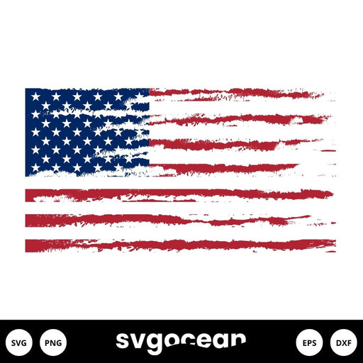 Distressed Flag SVG - Svg Ocean
