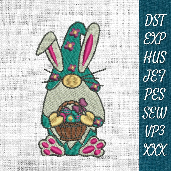 Easter Gnome Embroidery Designs - Svg Ocean
