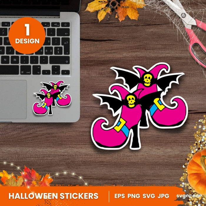 Witch Shoes Stickers - Svg Ocean