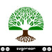 Tree With Roots Svg - Svg Ocean