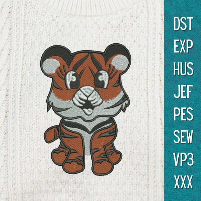 Tiger Embroidery Designs - Svg Ocean