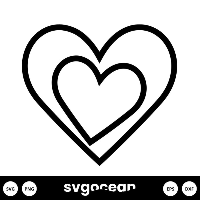 Heart SVG Image - Svg Ocean