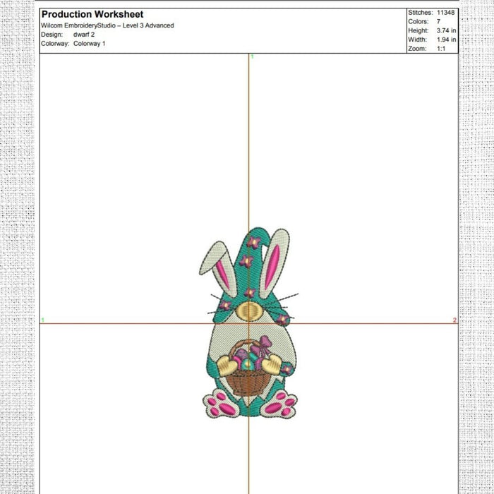 Easter Gnome 2 Embroidery Designs - Svg Ocean