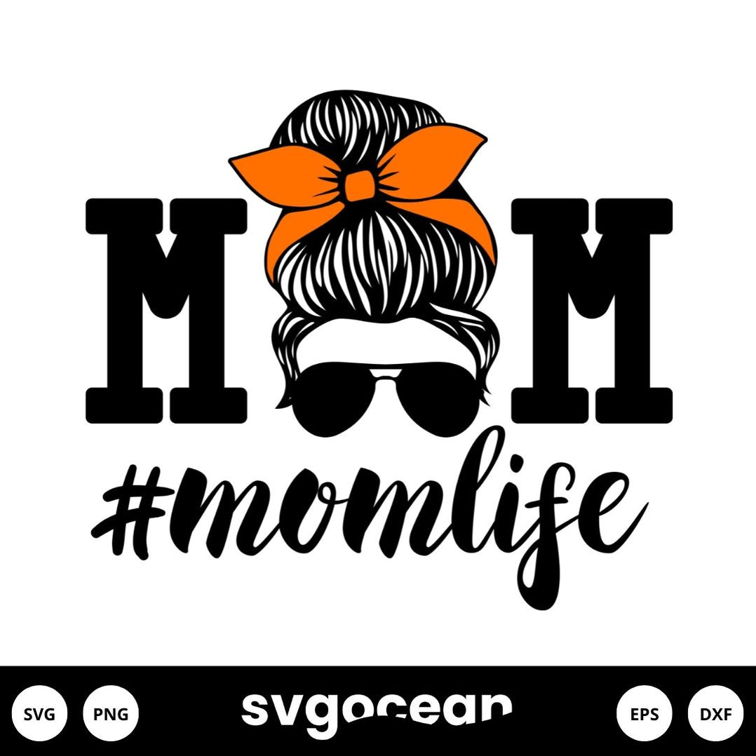 Mom Life SVG Free vector for instant download - Svg Ocean — svgocean