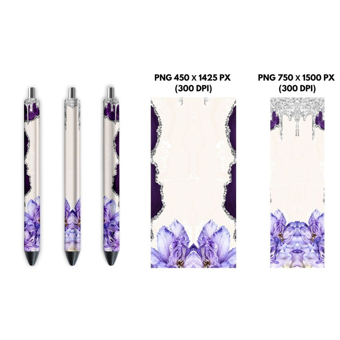 Flower Pen Sublimation - Svg Ocean