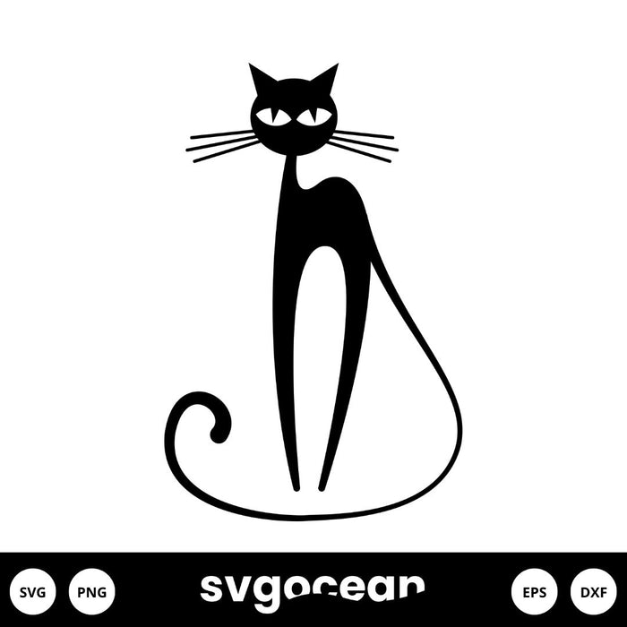 Halloween Cat Svg - Svg Ocean