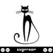 Halloween Cat Svg - Svg Ocean