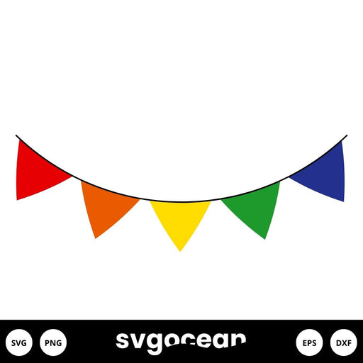 Flag Banner SVG - Svg Ocean
