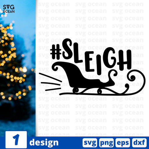 #SLEIGH SVG vector bundle - Svg Ocean