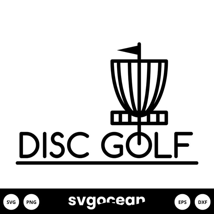 Disc Golf SVG - Svg Ocean