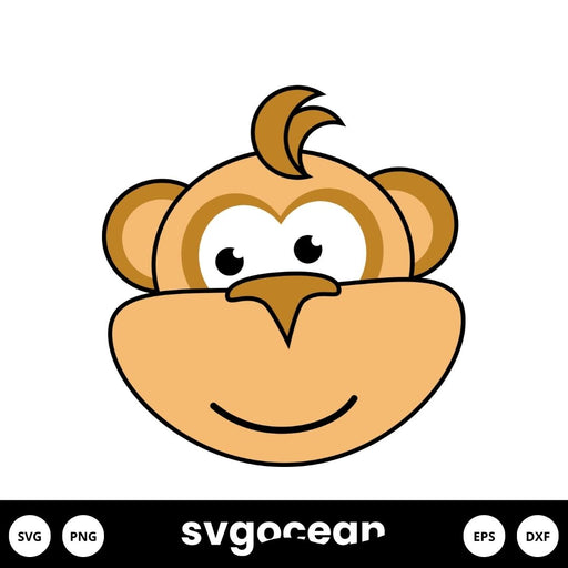 Monkey Svg - Svg Ocean