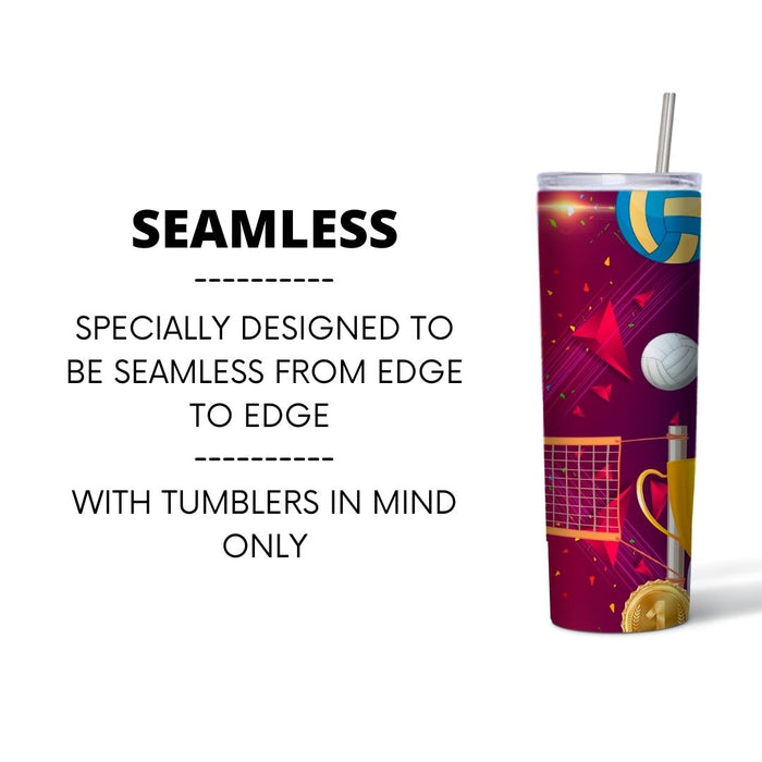 Volleyball Tumbler Sublimation Bundle