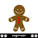 Gingerbread Svg - Svg Ocean