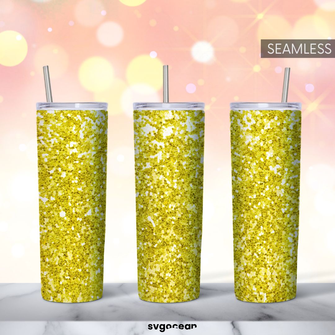 Gold Glitter Tumbler - Svg Ocean — svgocean