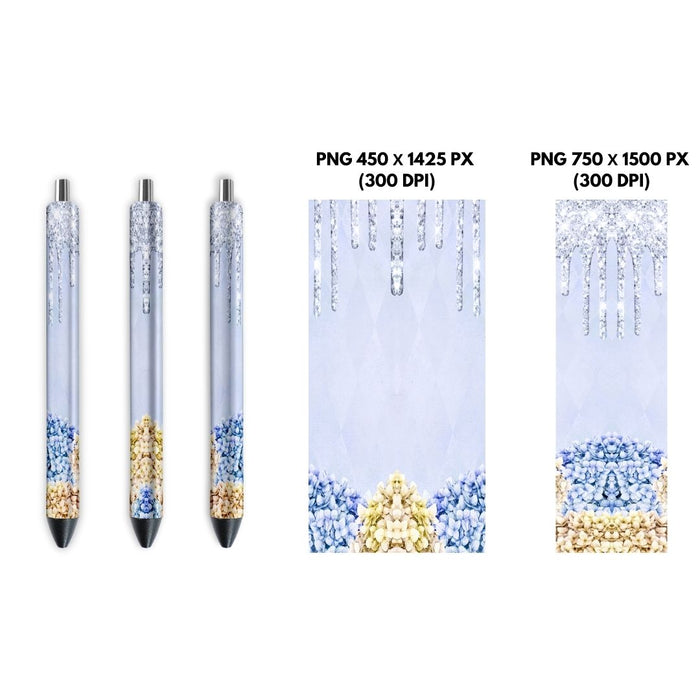 Flower Pen Sublimation - Svg Ocean