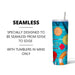 Swimming Woman Tumbler Sublimation