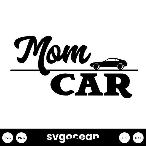 Mom Car Decal SVG - Svg Ocean
