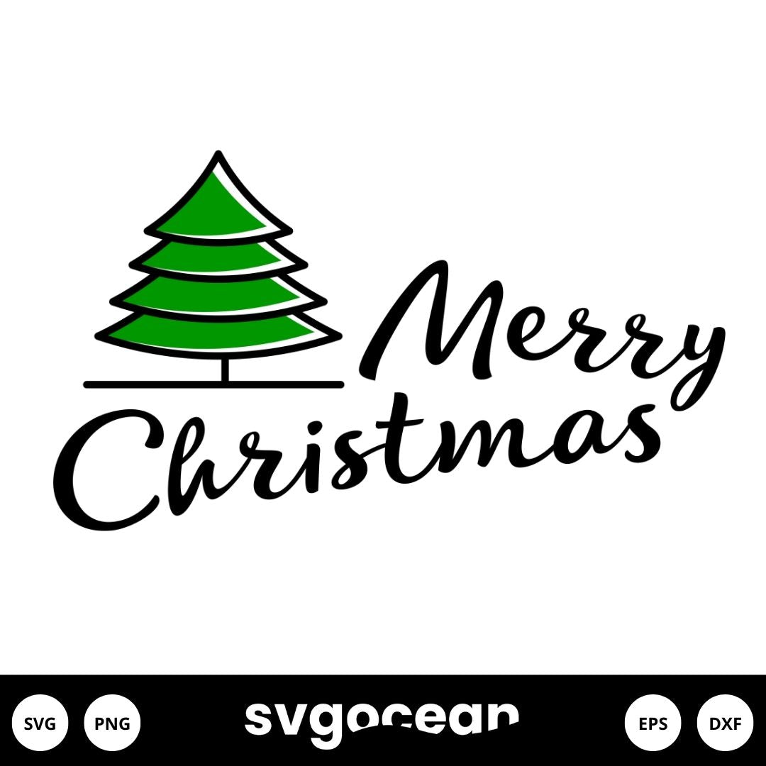 Free Merry Christmas Svg vector for instant download - Svg Ocean — svgocean