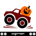 Truck With Pumpkin Svg - Svg Ocean