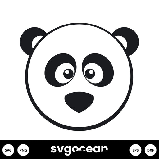Panda Svg - Svg Ocean