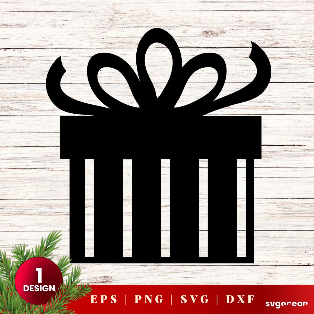 Simple Present Svg Present Svg vector for instant download - Svg Ocean — svgocean