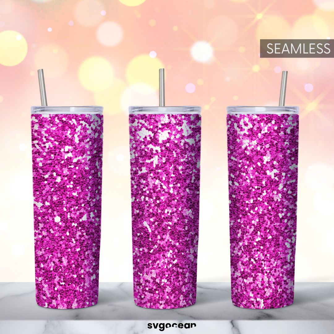 Pink Glitter Dragonfly Tumbler, Pink Girly Tumbler, 3d Tumbler