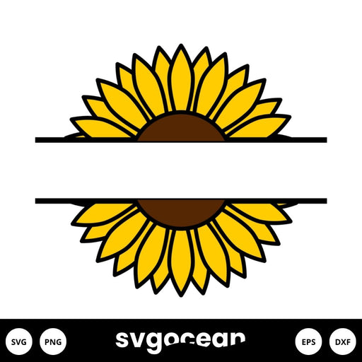 Sunflower Decal SVG - Svg Ocean
