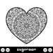 Heart Mandala SVG - Svg Ocean