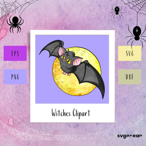 Bat Clipart SVG - Svg Ocean