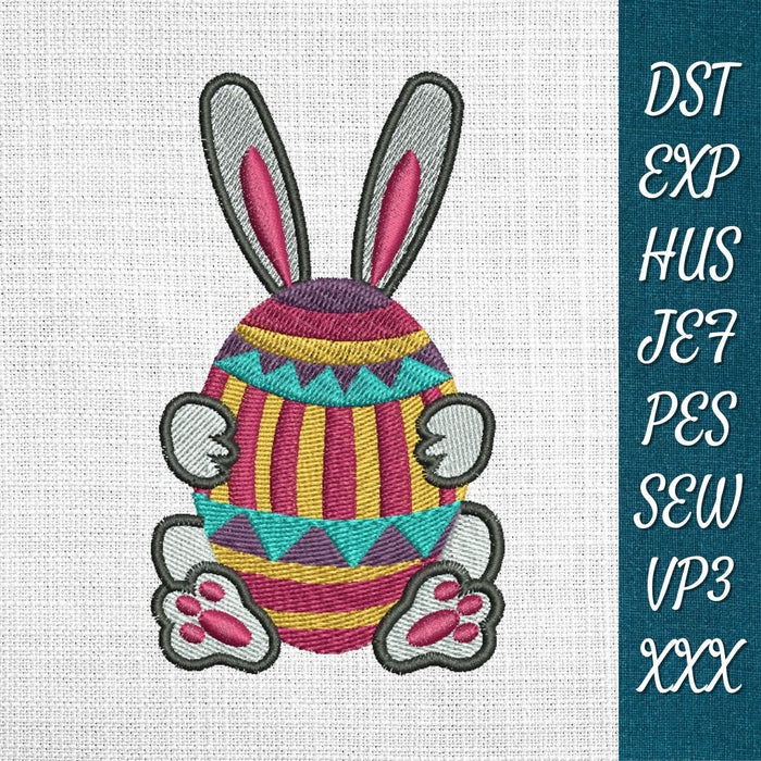 Easter Egg 3 Embroidery Designs - Svg Ocean