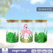 Flamingo Can Glass Wrap SVG Bundle - Svg Ocean